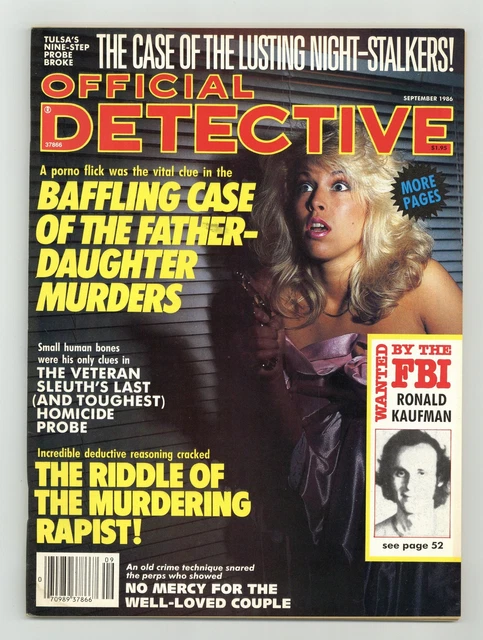 Official Detective Stories Sep 1986 Vol. 56 #9 FN- 5.5 Low Grade