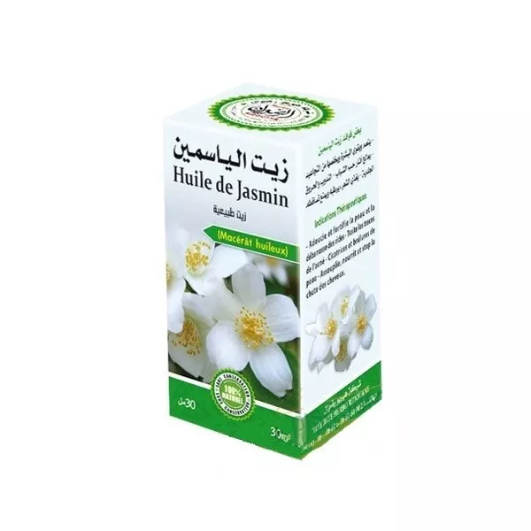 Huile de jasmin 100 % Pure et Naturelle 30 ml, Jasmine Oil, Aceite de Jazmín