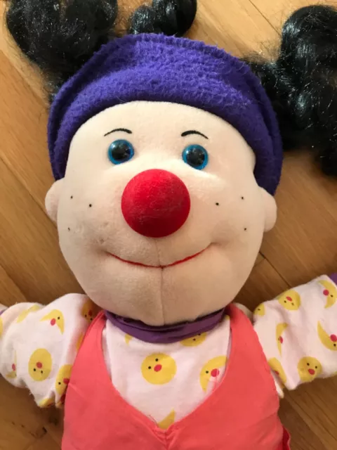 Sweet 20" 1995 LOONETTE Big Comfy Couch Cloth Face Doll Lunette Plush Stuffed 3