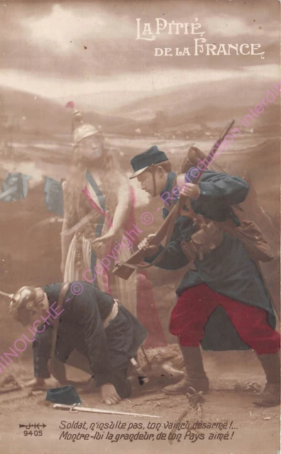 CPA Patriotic Militaria La Pitié Of La France ca1915