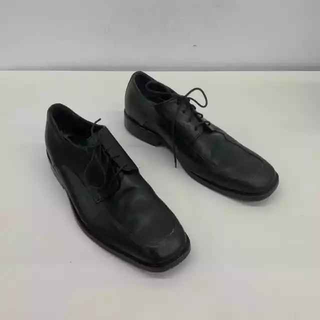 BANANA REPUBLIC MEN'S Black Leather Derby Dress Shoes Size 9 $40.00 ...