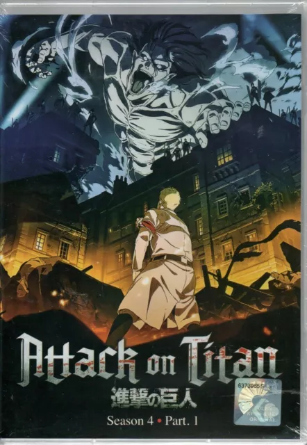 DVD Anime Attack On Titan Season 1+2+3 +6 SP, Lost Girls & Junior