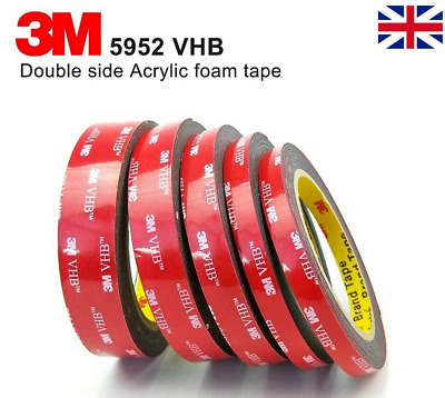 33 METRI BIADESIVO estremamente forte Acrilico Nastri Set Prep Pad & Lame 