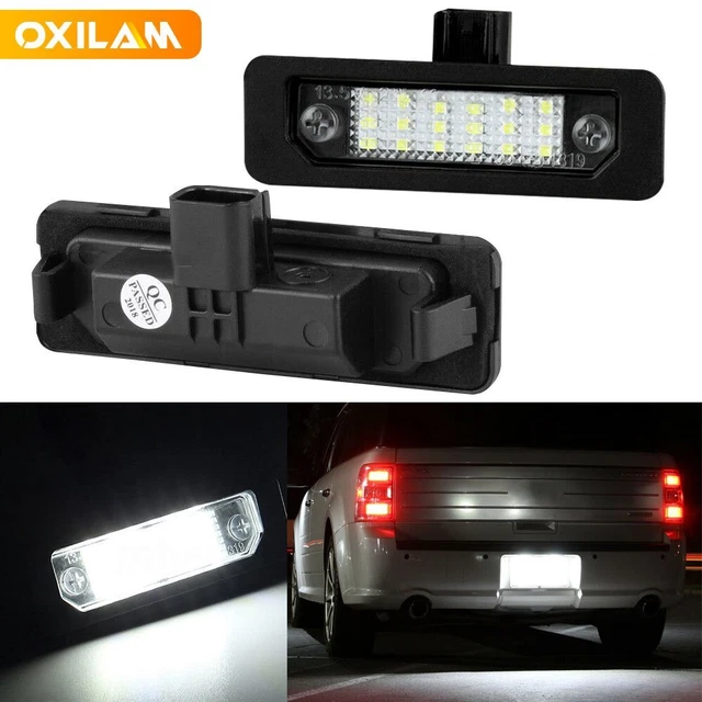 OXILAM LED License Plate Light Lamp 6000K for 2010-2014 Ford Mustang Ford Focus