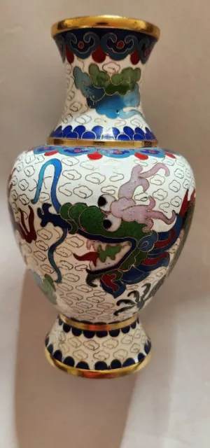 vintage/ antique chinese cloisonne vase