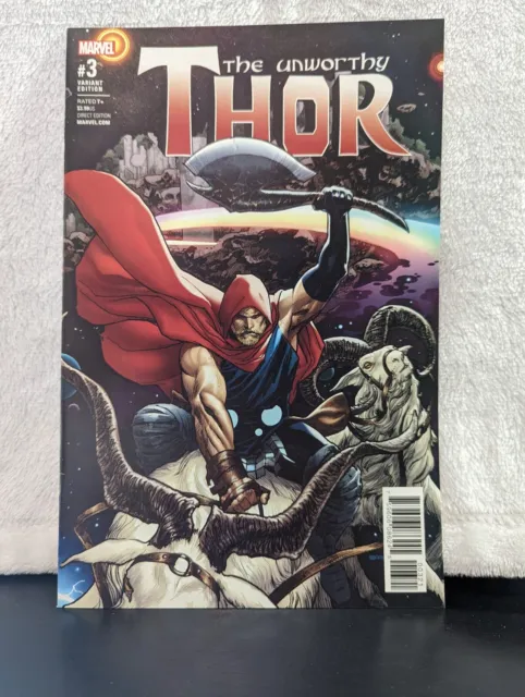 Unworthy Thor #3 Ryan Sook Variant 1:25 Cover - Marvel Comics 2017 NM
