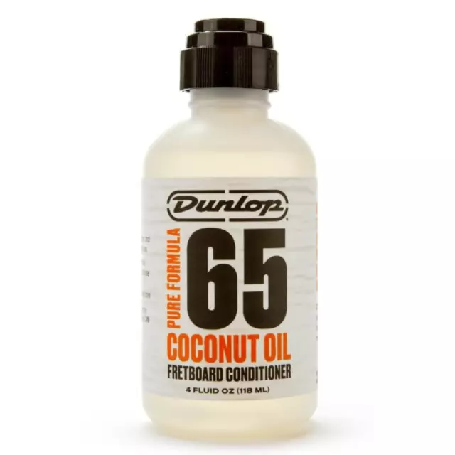 Dunlop 65 Coconut Oil Fretboard Conditioner Pure Formula – 4 oz 6634