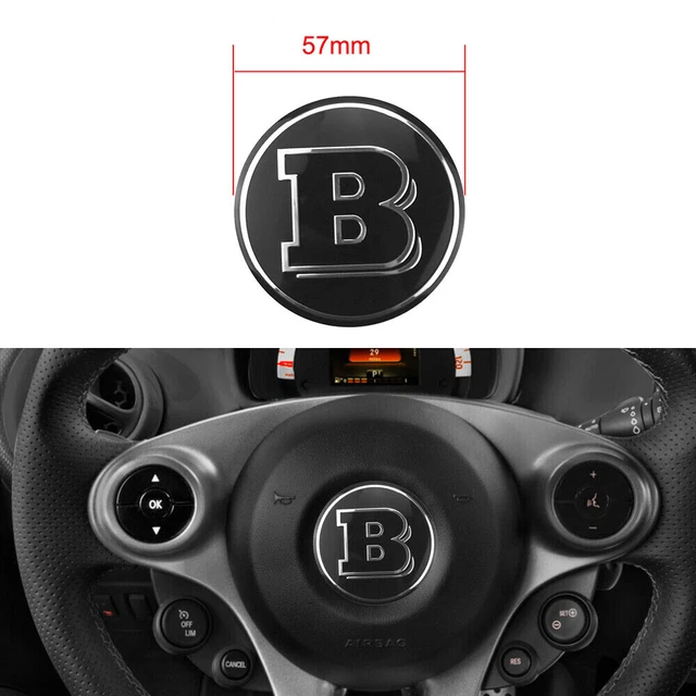 Emblème De Logo De Voiture Pour Smart Brabus, Autocollant D