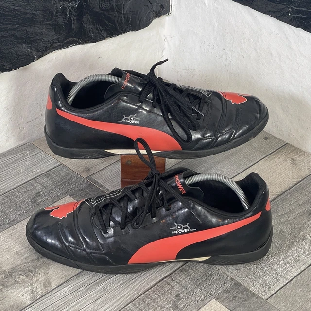 PUMA EVOPOWER 4 Black Red Football Boots Size 11 Rarely Used