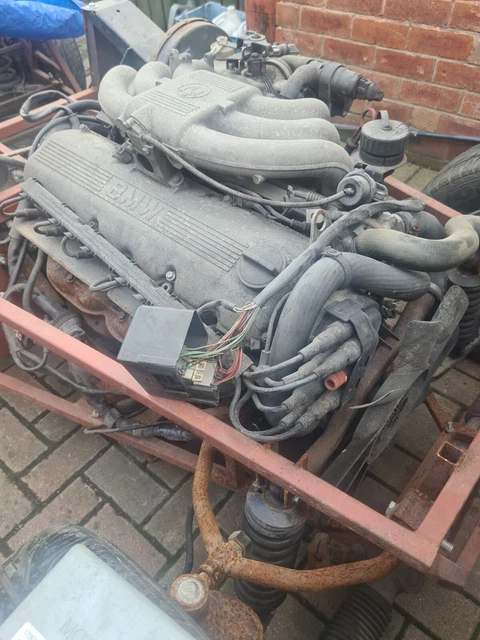 BMW E30 M20B25 engine with gear box ecu and loom - deposit EUR 115,18 ...