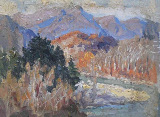 Marina Sédrac (1919-1999) (04) - huile - montagnes