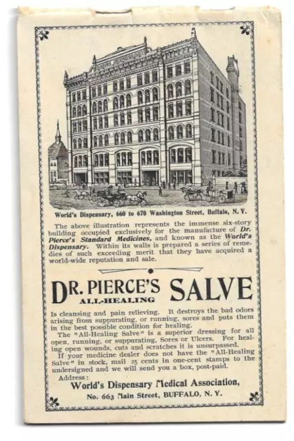 Dr. Pierce's Memorandum & Account Antique Book 1902 World's Dispensary Assn.