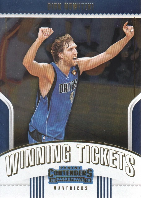 2018-19 Panini Contenders Basketball Winning Tickets #6 Dirk Nowitzki