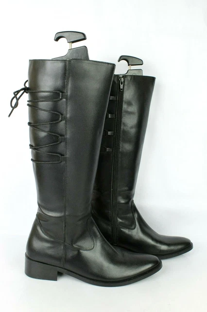Bottes LIGNE A SUIVRE Cuir Noir T 39 / UK 5.5 TRS BON ETAT