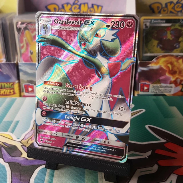 Pokemon Card  Gardevoir GX FULL ART 140/147 Burning Shadows Free 📫 Tracked