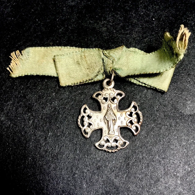 Médaille Ancienne En Or De La Société Secrète - Ordre Uni De La Croix D'or - Pièce De Collection