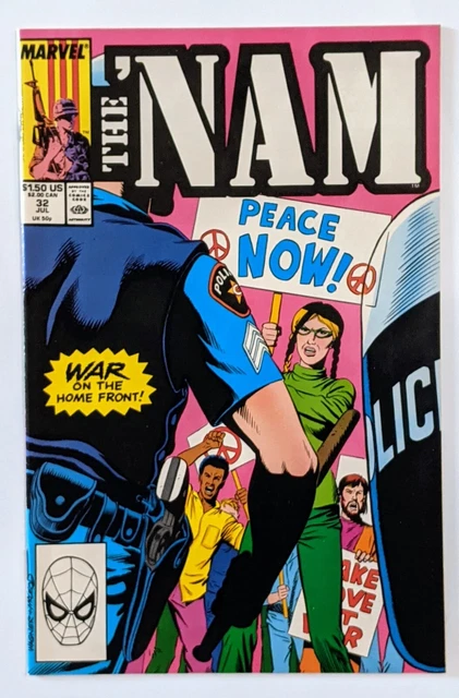 THE 'NAM 32 Marvel Comic 1989 Copper Age Nam