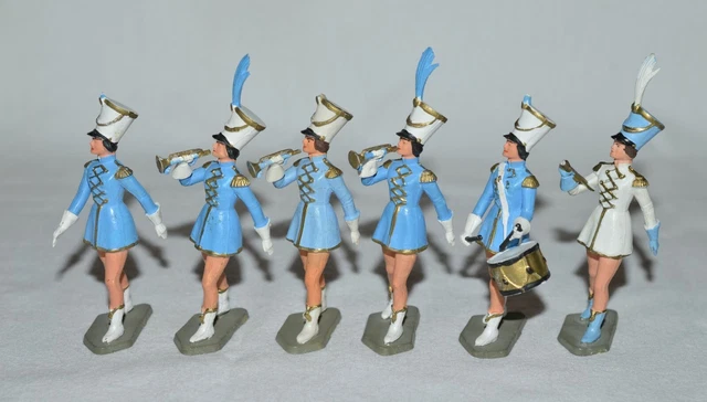 Figurine Starlux Cirque – Tambour Majorette En Boîte – Vintage Plastique Peint