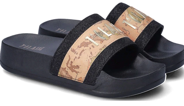 Alviero martini 1° Class Line Junior N1558 0496 Slippers Women's Shoes Black