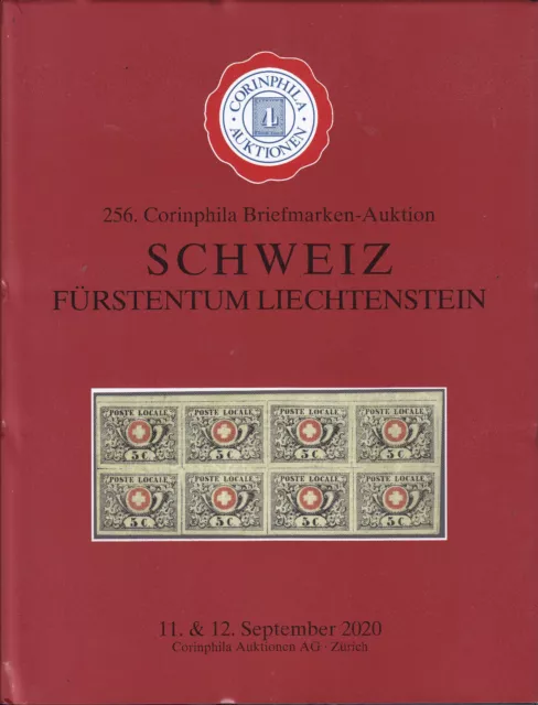 Auktionskatalog Schweiz / Liechtenstein, Corinphila 2020, gebunden