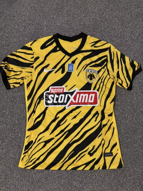 Nike AEK Athens 22/23 home shirt Jersey M NWOT