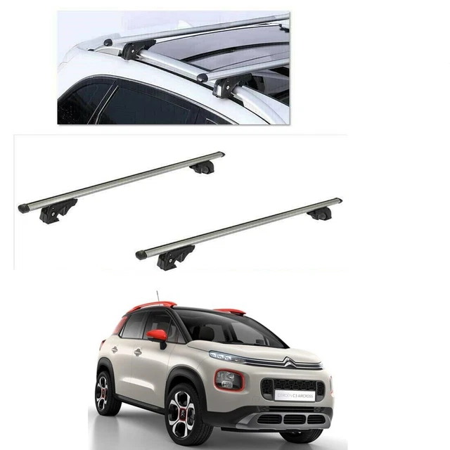 Barre Portatutto Per Citroen C5 Aircross Dal 2017 - Portapacchi In Alluminio Con Antifurto, 135cm