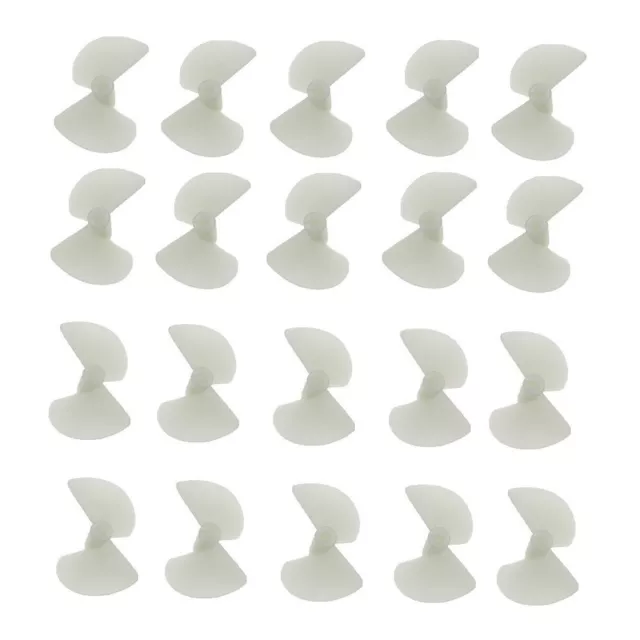 10 Pairs 2-Blade Propeller 2mm Shaft 26mm Prop for DIY Toy Boat Marine RC Boat