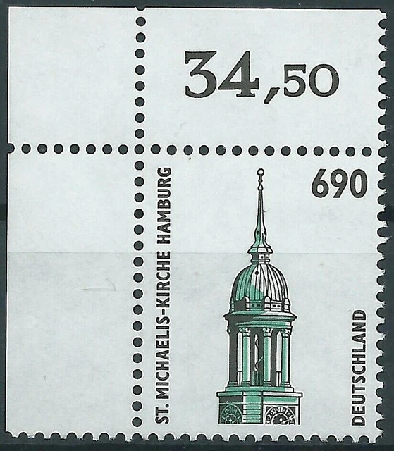 Rfa Fédéral 1996 Sites Touristiques Attractifs Mi.1860 Coin Neuf Orig.