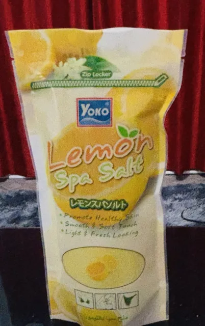 YOKO SPA SALT EFFECTIVE BODY SCRUB 300g Lemon 🍋 Spa Salt