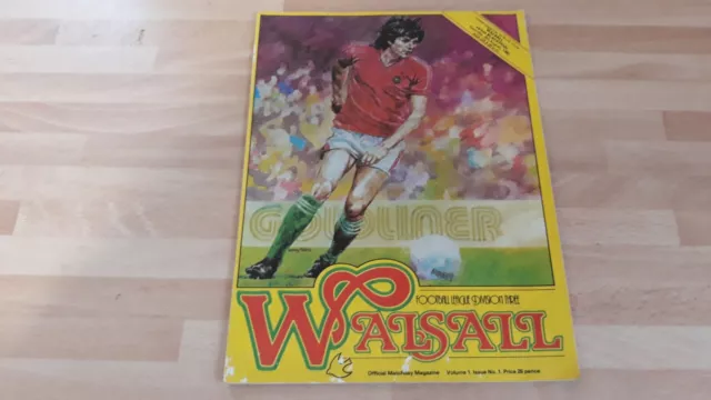 Walsall v Blackpool League Cup 1st Rd 1st Leg 1980/81