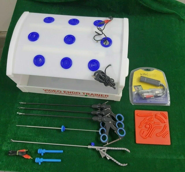 Parcarson Instrument ENDOTRAINER VIRTUEL LAPAROSCOPIQUE avec instruments forceps de base 5 ...