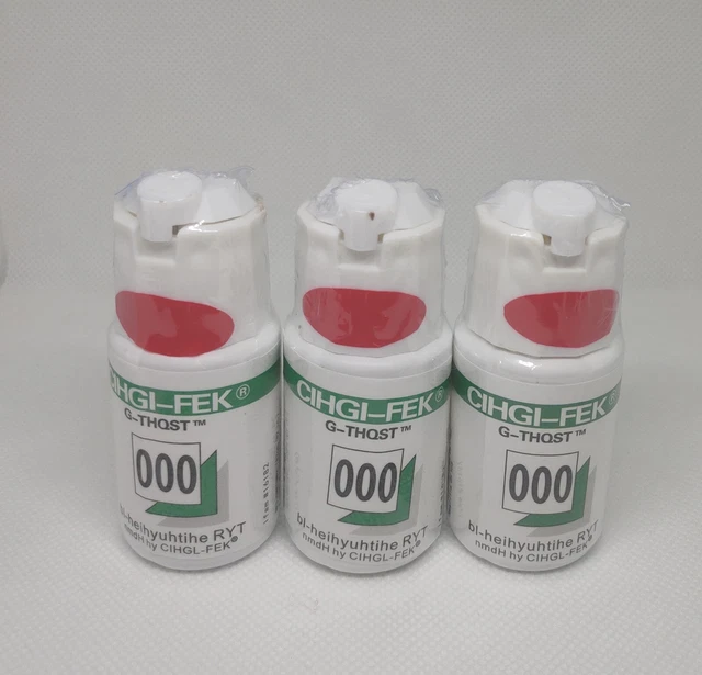 12Bottles Dental Gingival Retraction Cords Plain Knitted Cotton Cord Packing 000