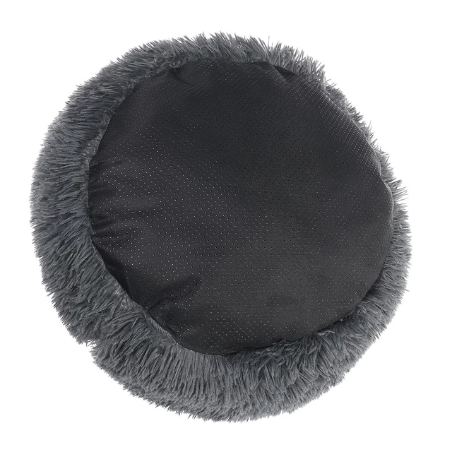 Donut Plush Pet Dog Cat Bed Fluffy Soft Warm Calming Bed Sleeping Kennel 10