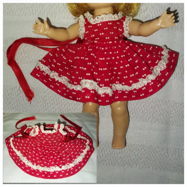 Vintage 1958 Vogue Ginny Doll  Dress #1311 Fits Muffie Ginger Too VGC!