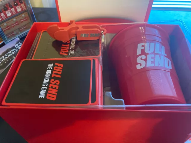 FULL SEND Shotgun Tool and Two FULL SEND Can Coolers