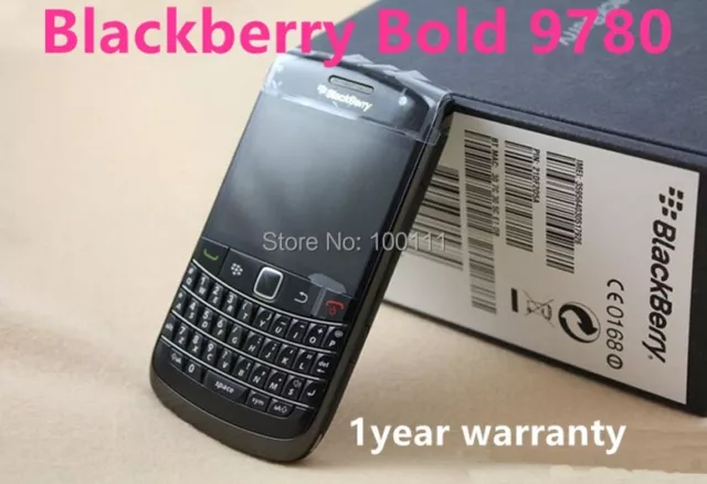 Blackberry Bold 9780 GPS GSM 3G Original Unlocked QWERTY Smartphone -New Sealed