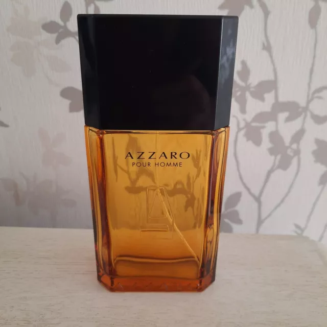 FLACON EAU DE TOLETTE "AZZARO POUR HOMME" de AZZARO - 200 ML - VIDE