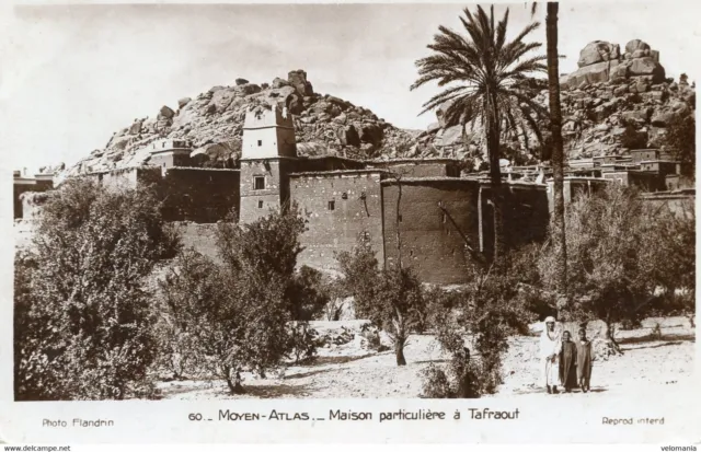 11207 cpsm Maroc - Moyen Atlas - maison particulière à Tafraout
