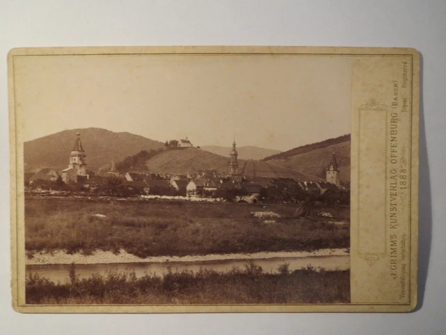 Gengenbach - 1888 - vista sulla città / KAB