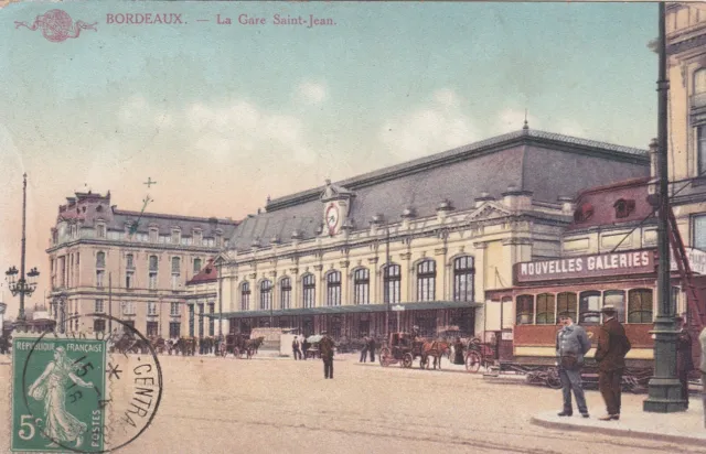 FRANCE - Bordeaux - La Gare Saint Jean 1918