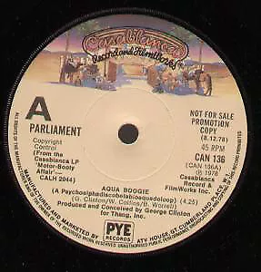 Parliament - Aqua Boogie (A Psychoalphadiscobetabioaquadoloop) (7", Single, P...