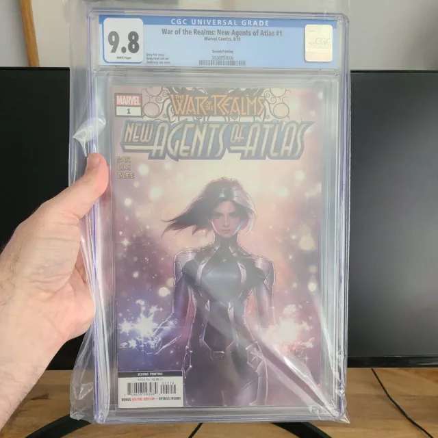 War Of The Realms: New Agents Of Atlas #1 CGC 9.8 ( 2nd SECOND PRINTING )