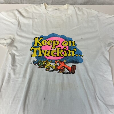 robert crumb keep on truckin t shirt