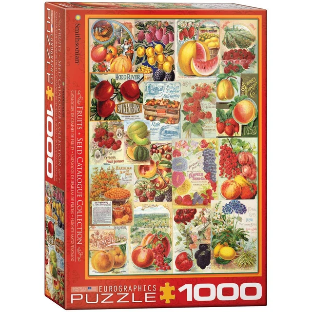 Puzzle 1000 Piece Fruit species catalog cover
