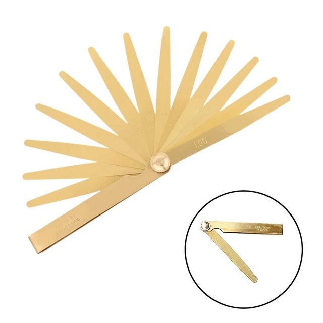 Strumento di misurazione sensore metrico 100 x 13 mm 13 lame spessore calibro sensore