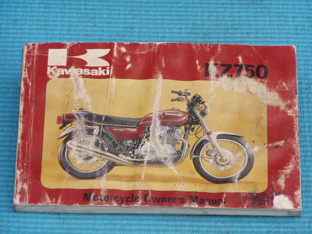 76-79 Kawasaki KZ750 B owners manual