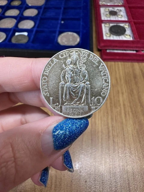 Moneta Città Del Vaticano Pio Xi 10 Lire 1931 Sq