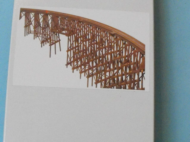 Curved timber trestle bridge N SCALE BY JV MODELS #1016