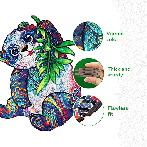 UNIDRAGON Wooden Puzzle Jigsaw, Best Gift for Adults and Children, Unique  [NEW] 4