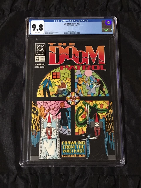 DC Comics 1989 Doom Patrol #22 CGC 9.8 NM/MT with White Pages Classic Case Cover